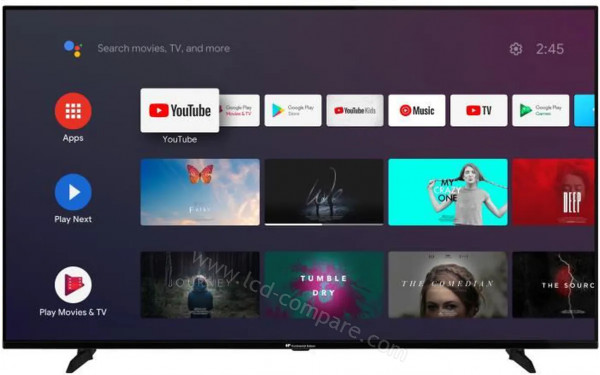 CONTINENTAL EDISON CEQLED50SA22B3 - Vue de face Android