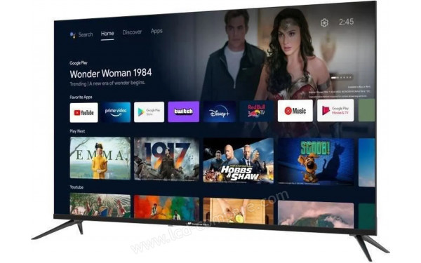 CONTINENTAL EDISON CEQLED50SA22B6 - Vue 3/4 droite