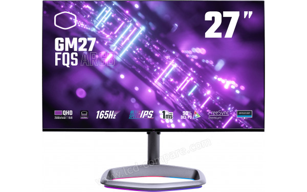 COOLER MASTER GM27-FQS ARGB - Vue de face