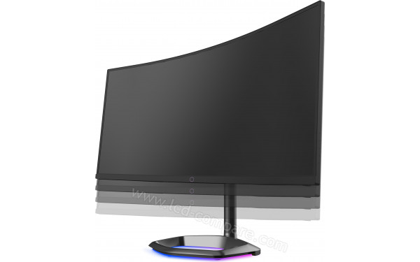 COOLER MASTER GM34-CWQ ARGB - Vue 3/4 droite r&eacute;glage hauteur