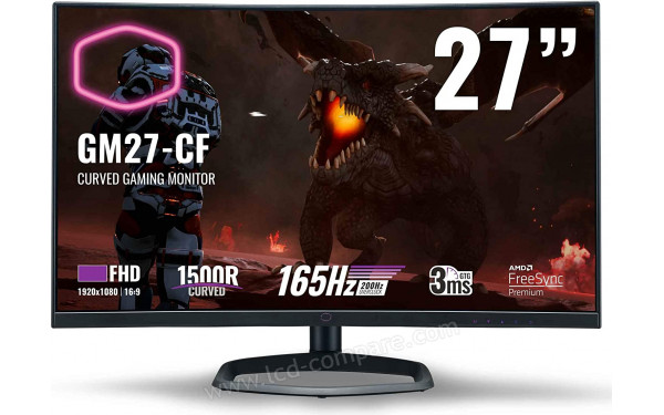 COOLER MASTER GM27-CF - Vue de face