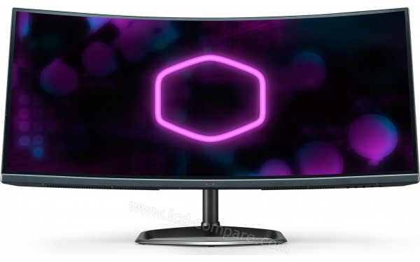 COOLER MASTER GM34-CW - Vue de face pench&eacute;