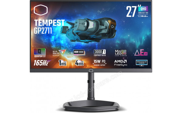 COOLER MASTER Tempest GP2711 - Vue de face