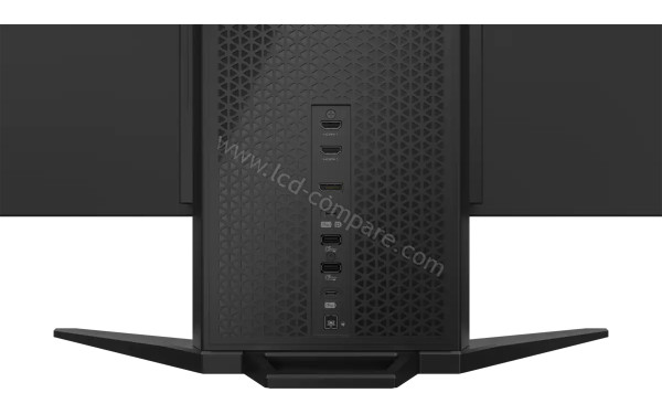 CORSAIR Xeneon Flex 45WQHD240 - Zoom sur la partie basse arri&egrave;re