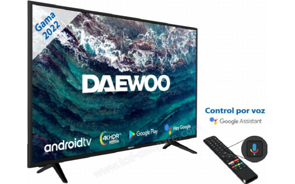 Android TV 55DM62UA 55” UHD Chromecast y Voice Assistant – Daewoo