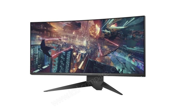 ALIENWARE AW3418HW - Vue 3/4 droite