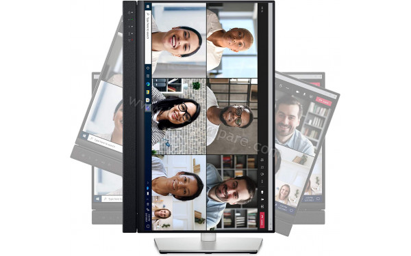 DELL C2422HE - Vue de face en mode portrait