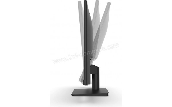 DELL D2421H - Vue de profil droit avec ajustement de l'inclinaison