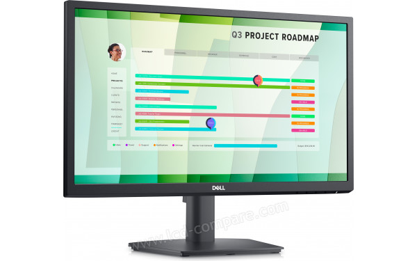 DELL E2223HN - Vue 3/4 gauche