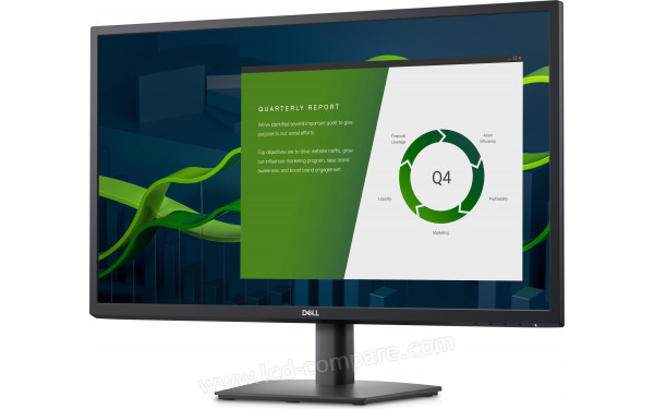 DELL E2722H - Vue 3/4 droite