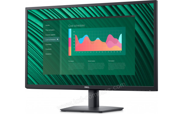 DELL E2723H - Vue 3/4 droite