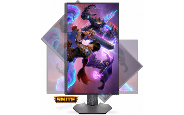 DELL G2723H - Vue de face en mode portrait