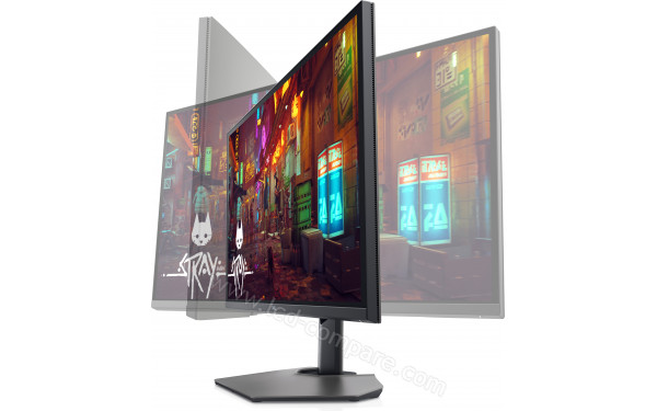 DELL G3223Q - Vue 3/4 droite pivotement