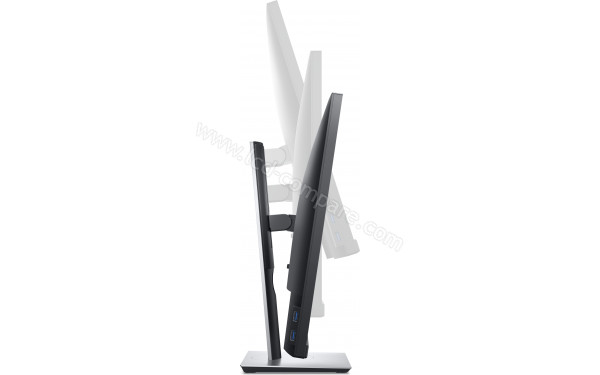 DELL P2421 - Vue de profil gauche avec ajustement de l'inclinaison