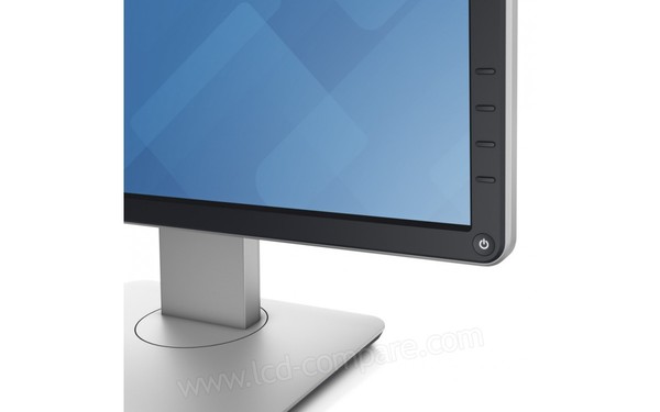 DELL P2014H - Zoom sur les boutons de param&eacute;trages et le pied