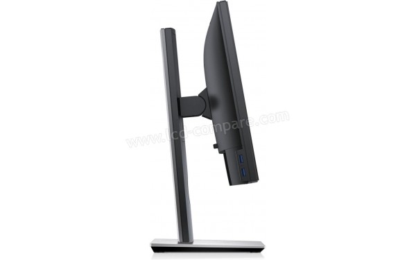 DELL P2018H - Vue de profil bascul&eacute; vers l'arri&egrave;re