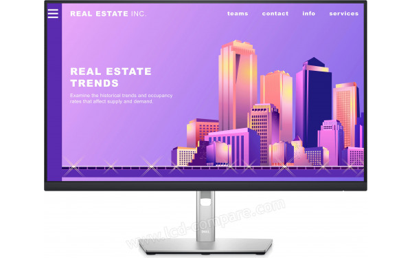 DELL P2722H - Vue de face