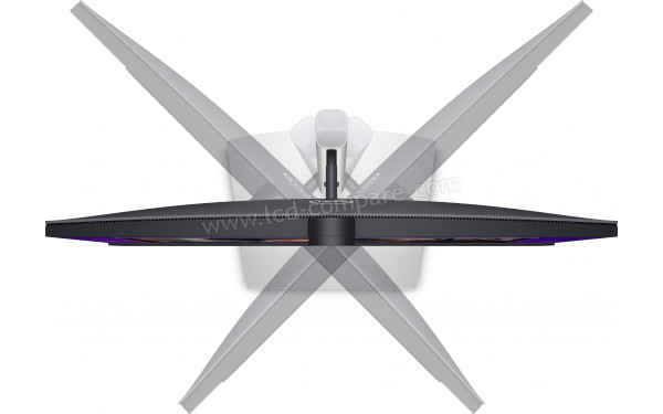 DELL P2724DEB - Vue du dessus