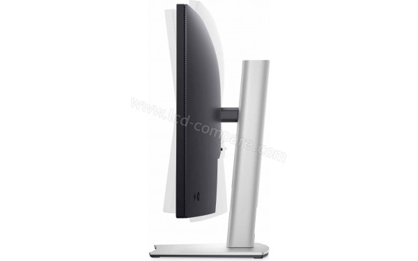 DELL P3421W - Vue de profil droit avec ajustement de l'inclinaison