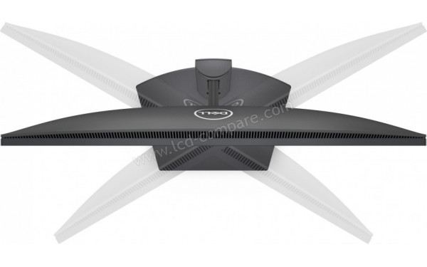 DELL S2421HSX - Vue du dessus avec ajustement de la rotation