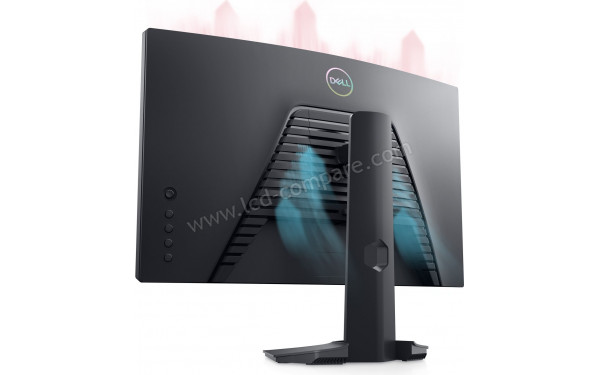 DELL S2422HG - Vue 3/4 arri&egrave;re syst&egrave;me d'a&eacute;ration 