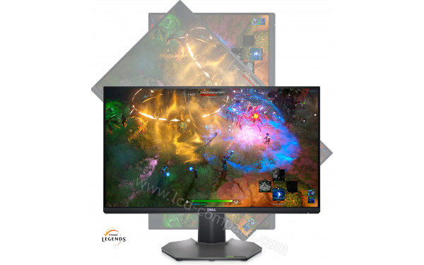 DELL S2522HG - Vue de face en mode portrait