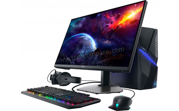 DELL S2721DGFA - Mise en situation (2) - ordinateur, clavier, souris et casque non fournis