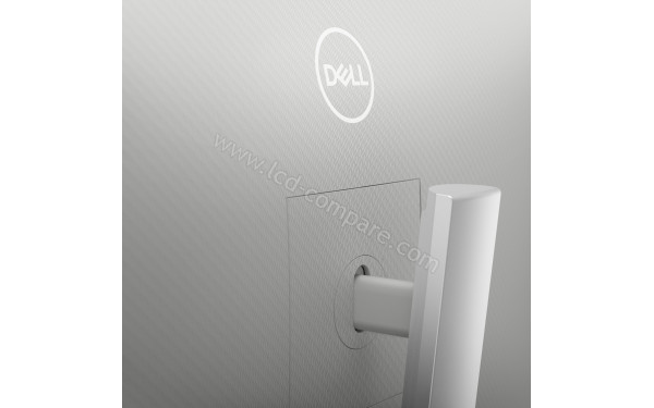 DELL S2721DS - Zoom sur l'arri&egrave;re et le motif l&eacute;g&egrave;rement textur&eacute;