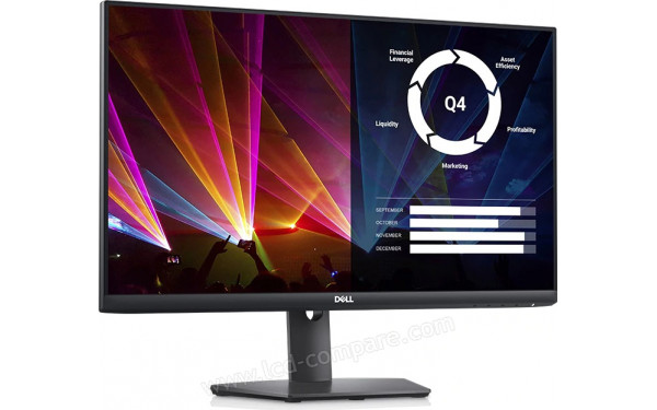 DELL S2721HSX - Vue 3/4 gauche