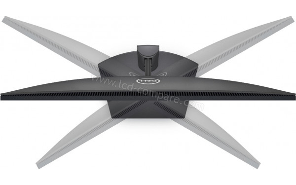 DELL S2721HSX - Vue du dessus avec ajustement de la rotation