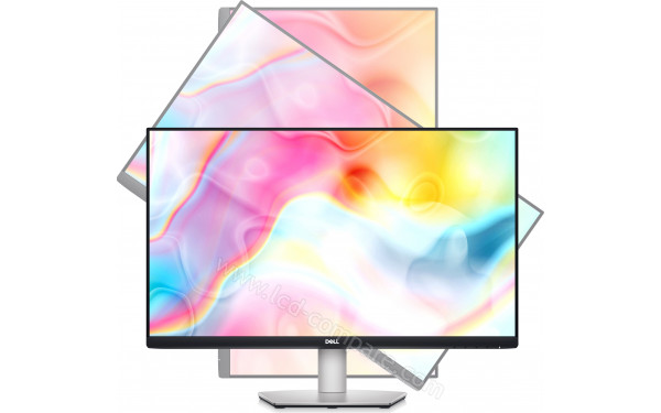 DELL S2722QC - Vue de face en mode portrait