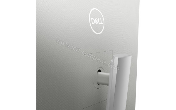 DELL S3221QS - Zoom sur l'arri&egrave;re et le motif l&eacute;g&egrave;rement textur&eacute;