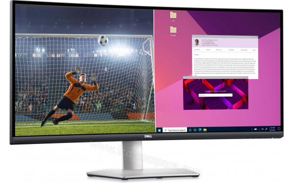 DELL S3423DWC - Vue 3/4 gauche