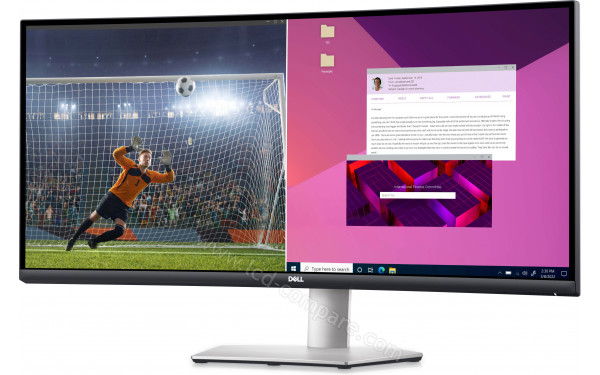 DELL S3423DWC - Vue 3/4 droite