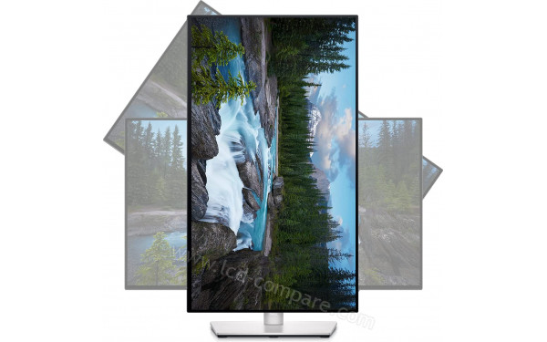 DELL U2422HE - Vue de face en mode portrait