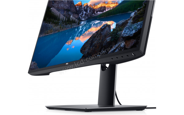 DELL U2720QM - Zoom sur la partie basse et les boutons de contr&ocirc;le
