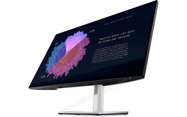 DELL U2722DE - Vue en contre-plong&eacute;e