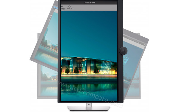 DELL UltraSharp U3224KBA - Vue de face en mode portrait