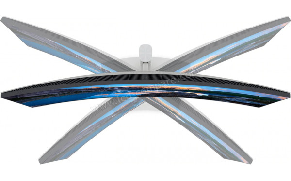 DELL U3821DW - Vue du dessus en rotation