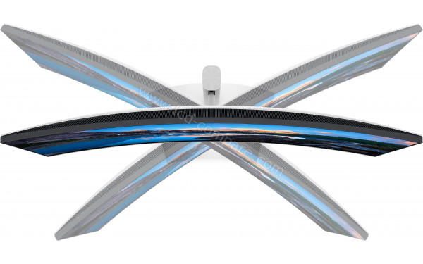 DELL U4021QW - Vue du dessus