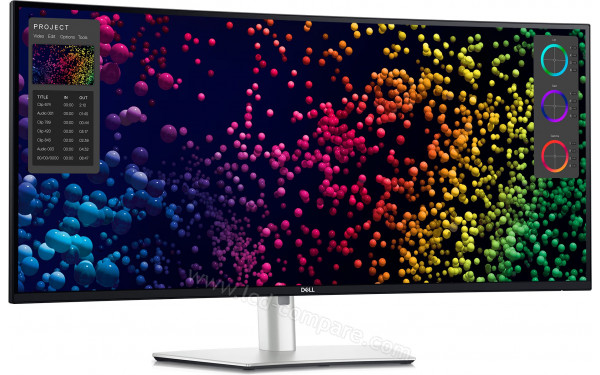 DELL U4025QW - Vue 3/4 gauche