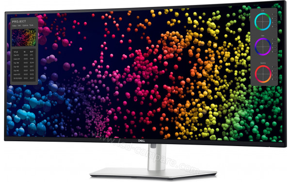 DELL U4025QW - Vue 3/4 droite