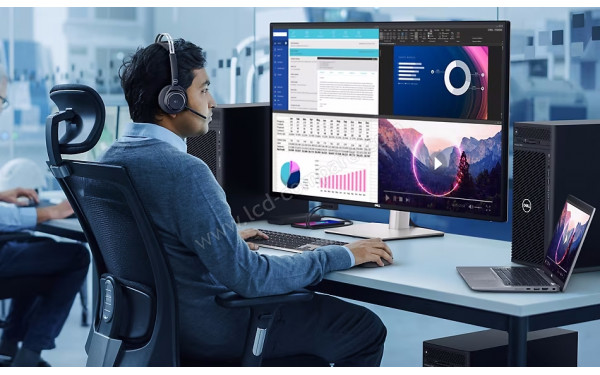 DELL U4323QE - Mise en situation