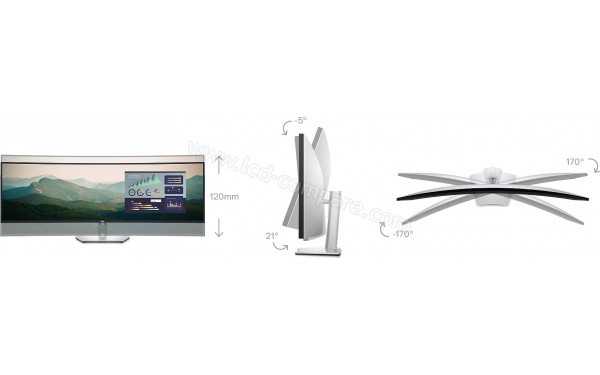 DELL U4924DW - Multi-r&eacute;glages