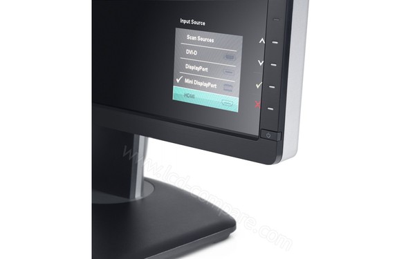 DELL UltraSharp U2413 - Zoom sur la partie basse