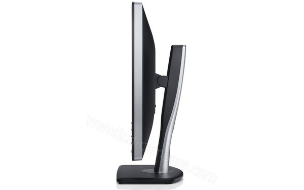 DELL UltraSharp U2412M Noir - Vue de profil