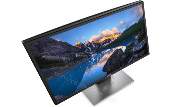DELL UltraSharp UP2718Q - Vue plong&eacute;e 3/4 gauche