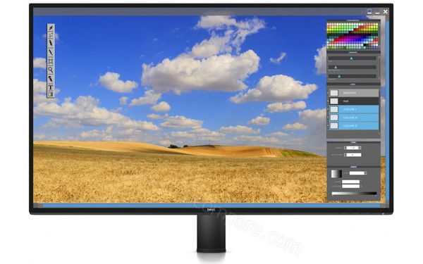 DELL UltraSharp U2717DA InfinityEdge - Vue de face
