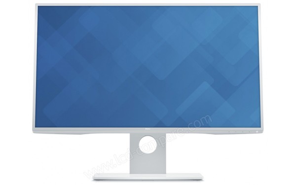 DELL UltraSharp U2717D InfinityEdge Blanc - Vue de face