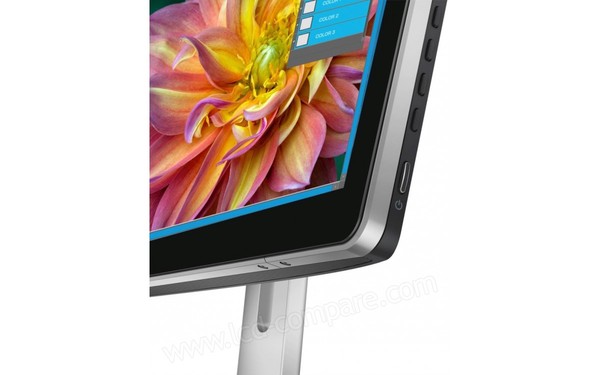 DELL UltraSharp UP2715K - Zoom sur le coin inf&eacute;rieur droit